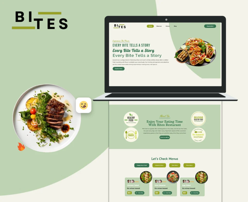 Landing page design