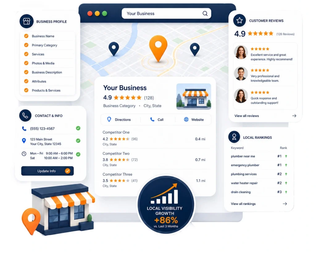 Local SEO & GBP Optimization Services in London Ennomark