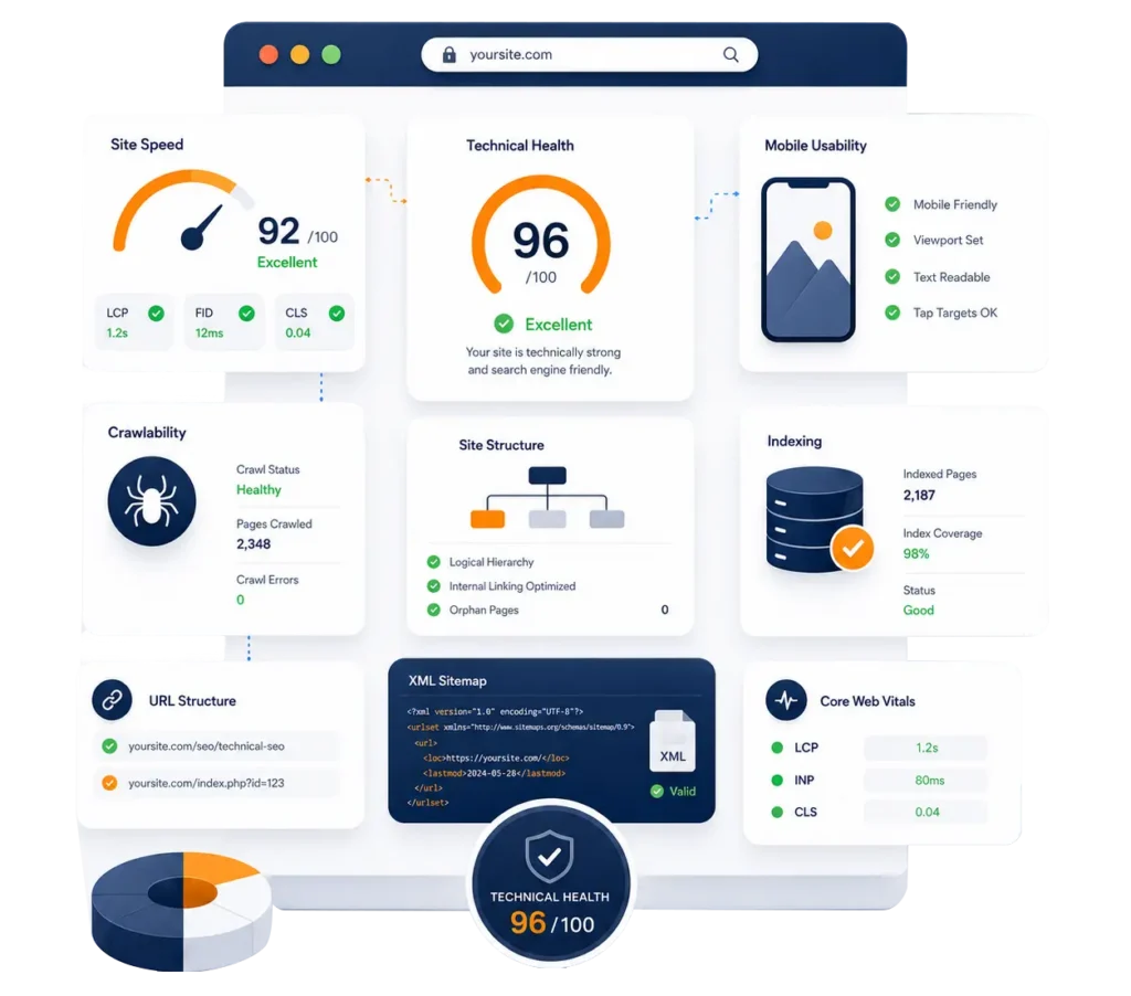 Technical SEO Services in London Ennomark